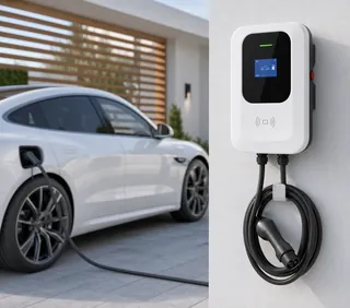 7kW AC Wall-Mounted EV Charger view 2