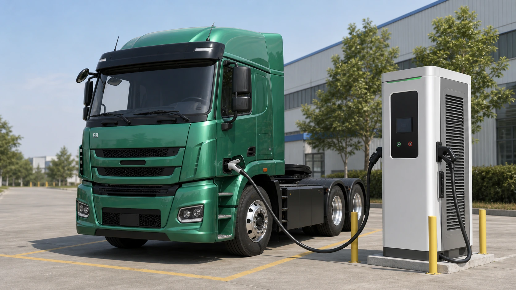 180-320kW DC Charger for Heavy-Duty Trucks view 2