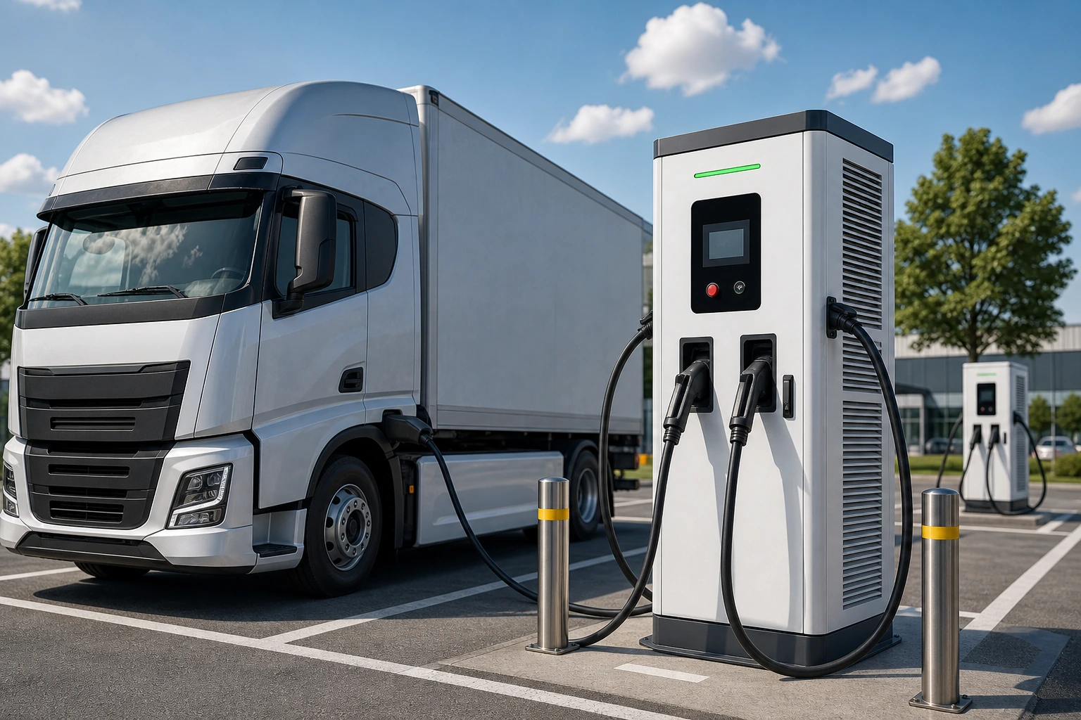 180-320kW DC Charger for Heavy-Duty Trucks view 3
