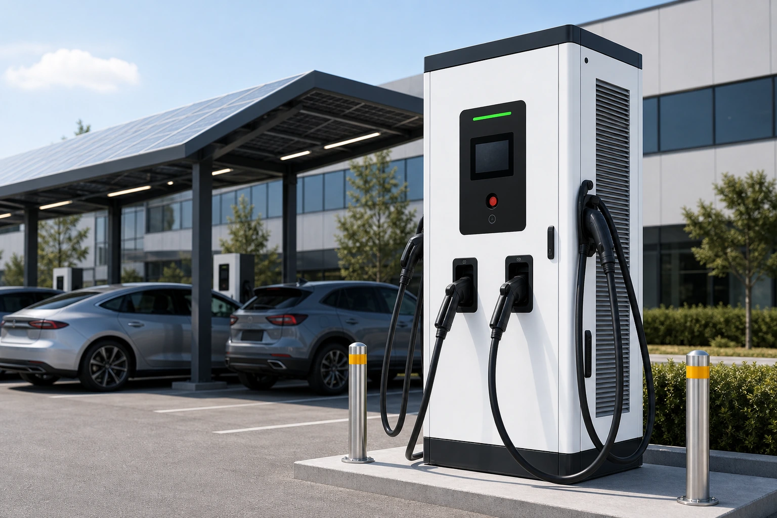 Fleet DC Fast Charger with OCPP 2.0 view 2