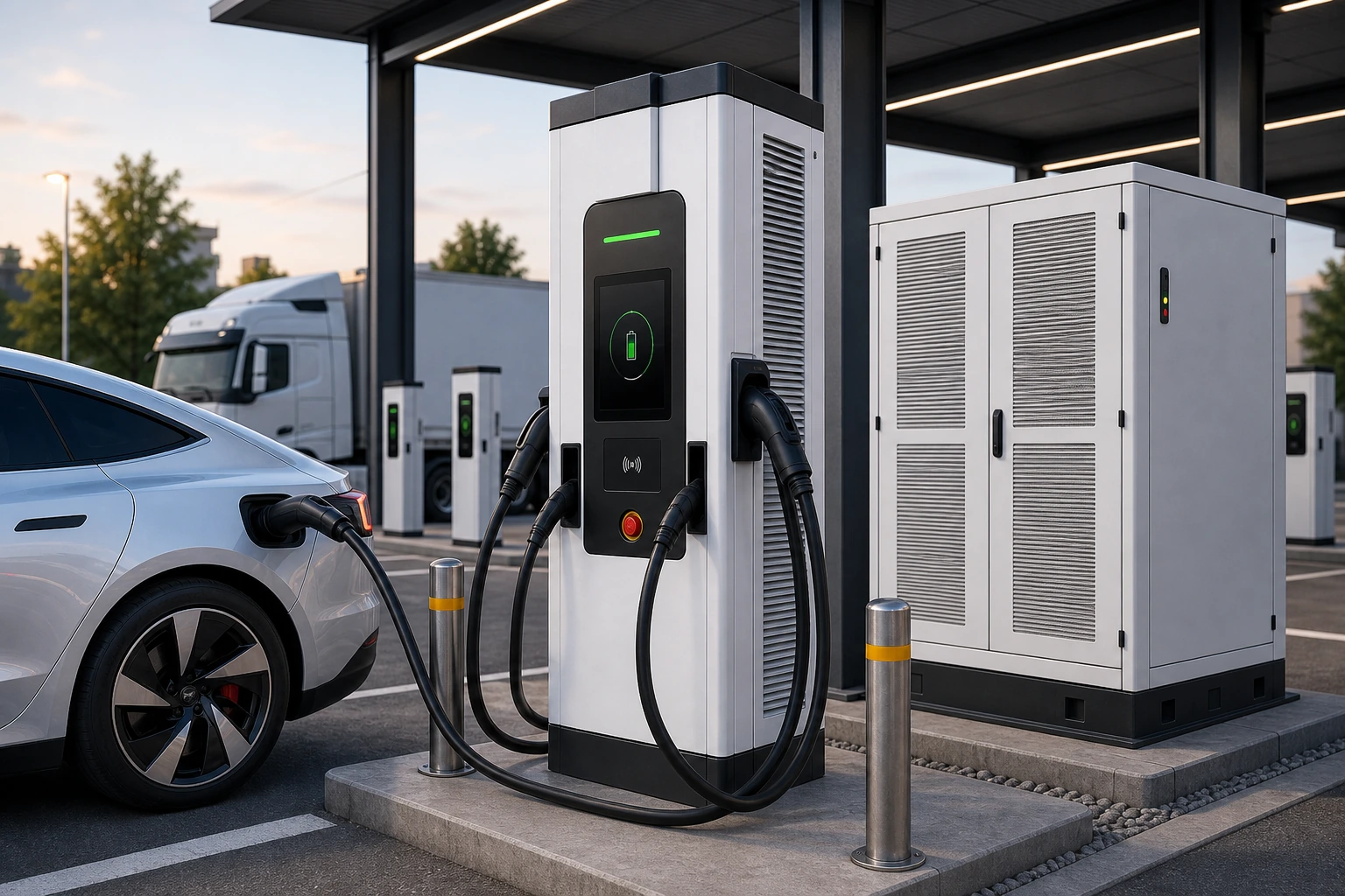 450kW Modular Ultra-Fast Charger Hub view 2