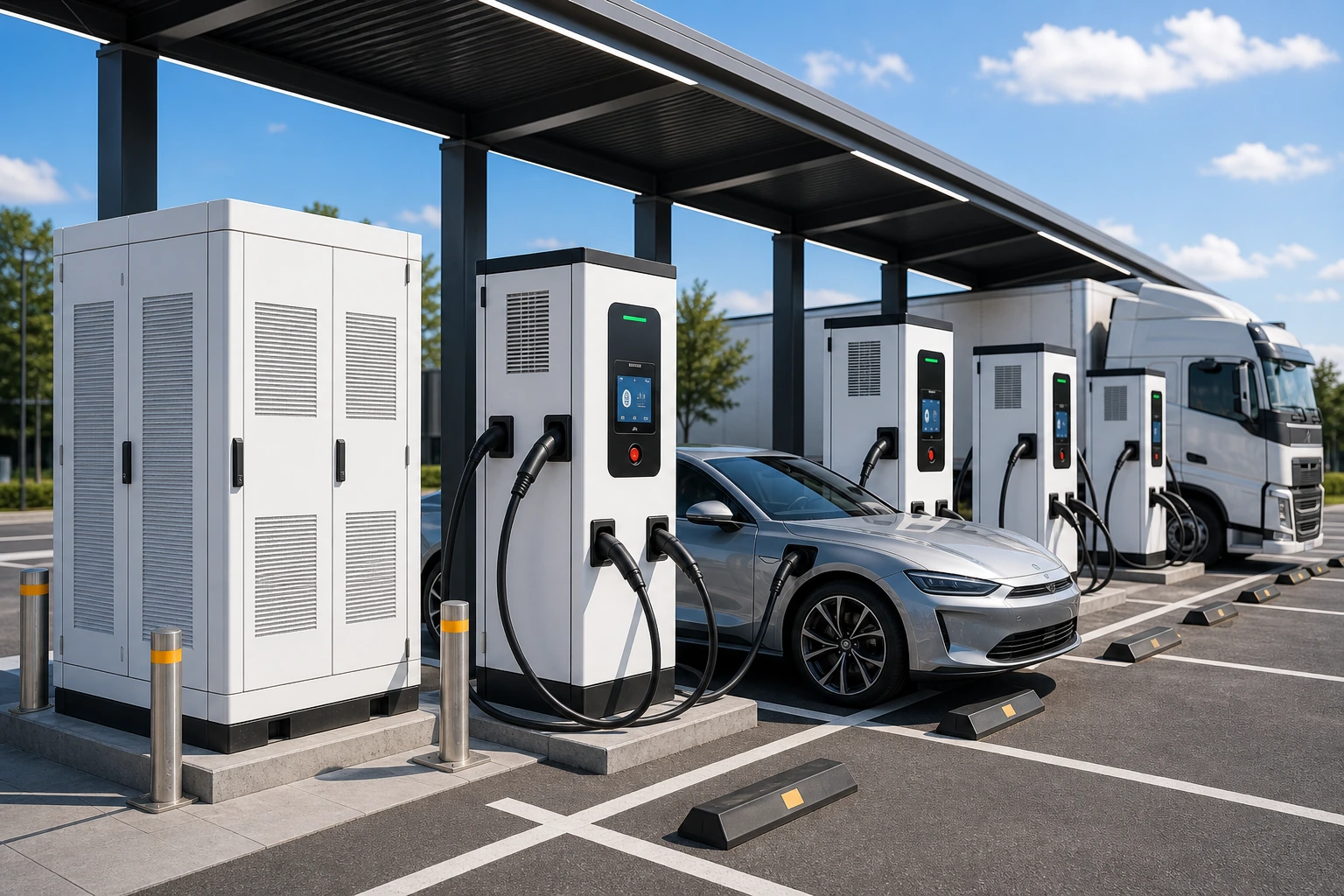 600kW Modular Ultra-Fast Charging Hub