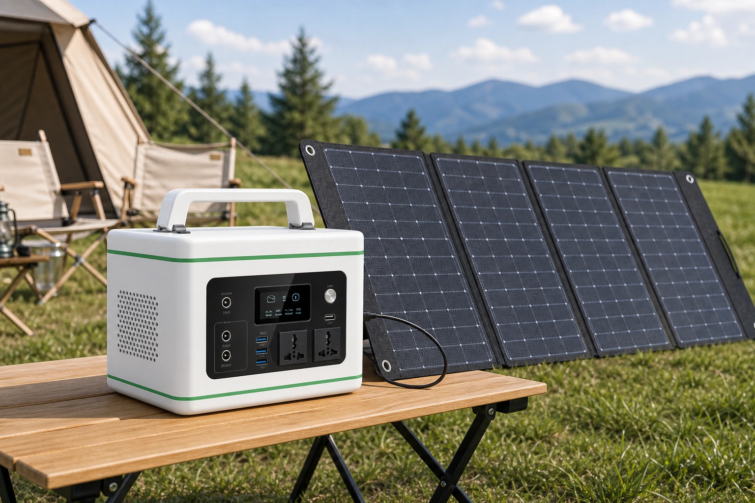 Expandable Portable Power Base 2kWh + Extra Battery view 2