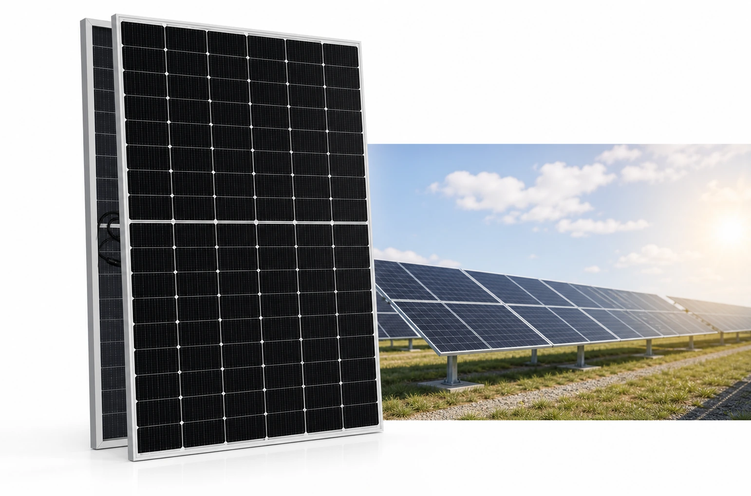 550W Bifacial Monocrystalline Solar Panel